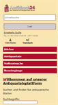 Mobile Screenshot of antikbuch24.de