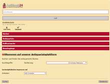 Tablet Screenshot of antikbuch24.de